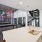 community kitchen with pool table close by