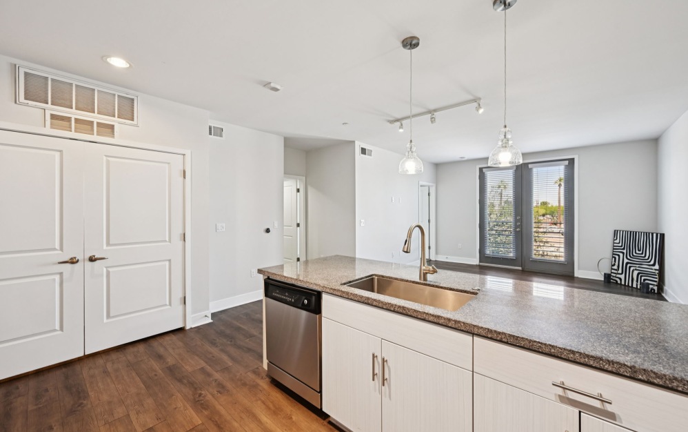 Dali - 1 bedroom floorplan layout with 1 bathroom and 766 square feet (Kitchen
, 2D)