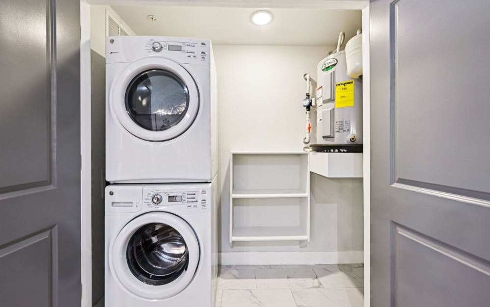 Spacious in-unit laundry rooms at Arts District Apartments